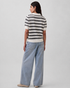Striped Cotton Knit Polo