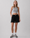 Cotton Terry Wide-Leg Short