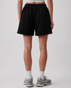 Cotton Terry Wide-Leg Short