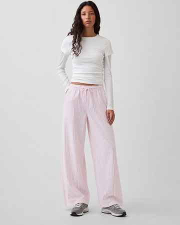 Cotton Stripe Pant